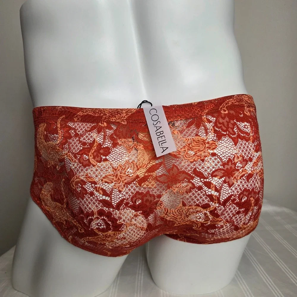 Cosabella Men's Luxury Italian Comfort Lace Micro Brief Soft Pouch Underwear
